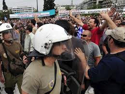 manifestatii in grecia