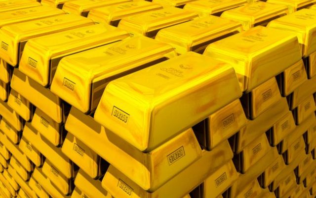 Scăderea valorii aurului a lăsat rezerva fără 130 de milioane de euro