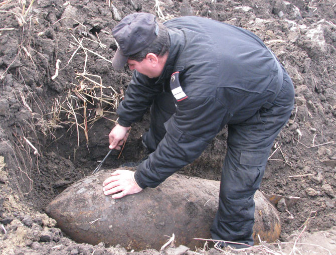 Galați: O bombă de 100 de kilograme, descoperită pe un șantier. Locuitorii de pe o rază de 1 kilometru, evacuați