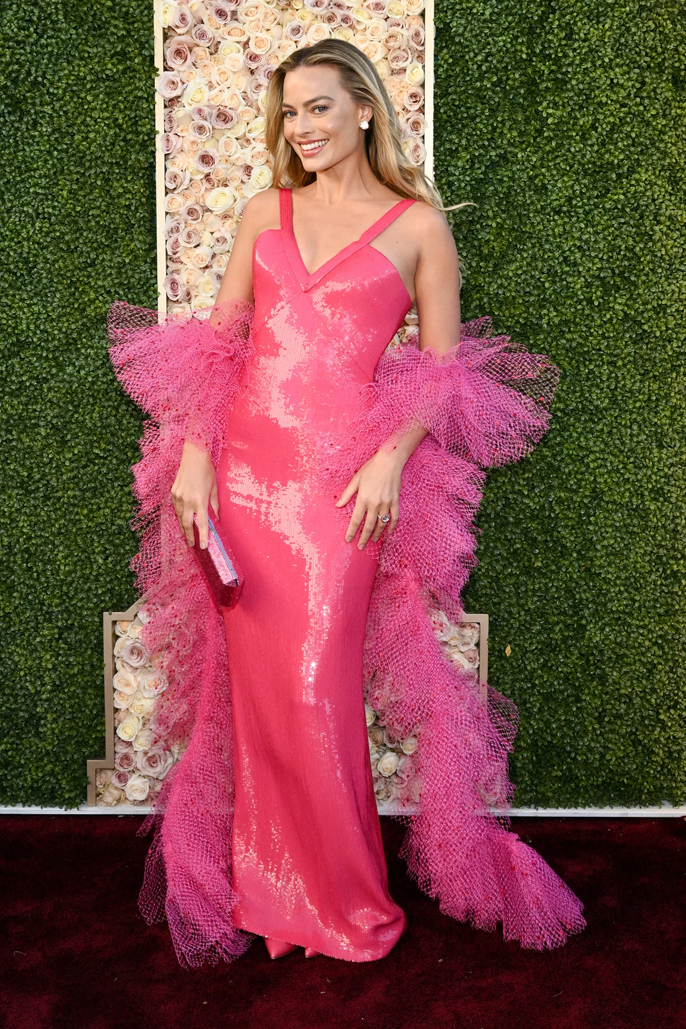 Foto Margot Robbie- Golden Globes 2024- VANITY FAIR