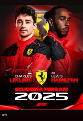 Charles Leclerc & Lewis Hemilton- Formula 1- Scuderia Ferrari 2025