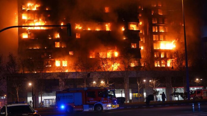 Foto Incendiu Valencia- RTVE