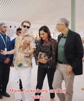 Foto Mark Zuckerberg & Bill Gates Nuntă Indiană- Tik Tok