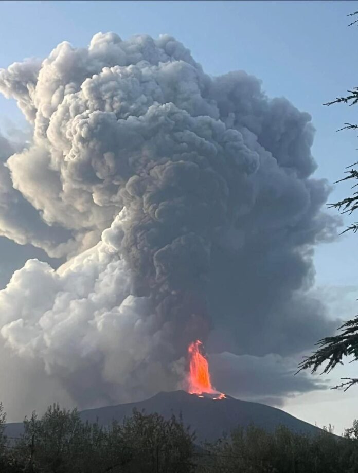 Foto Vulcanul Etna X (Twitter)