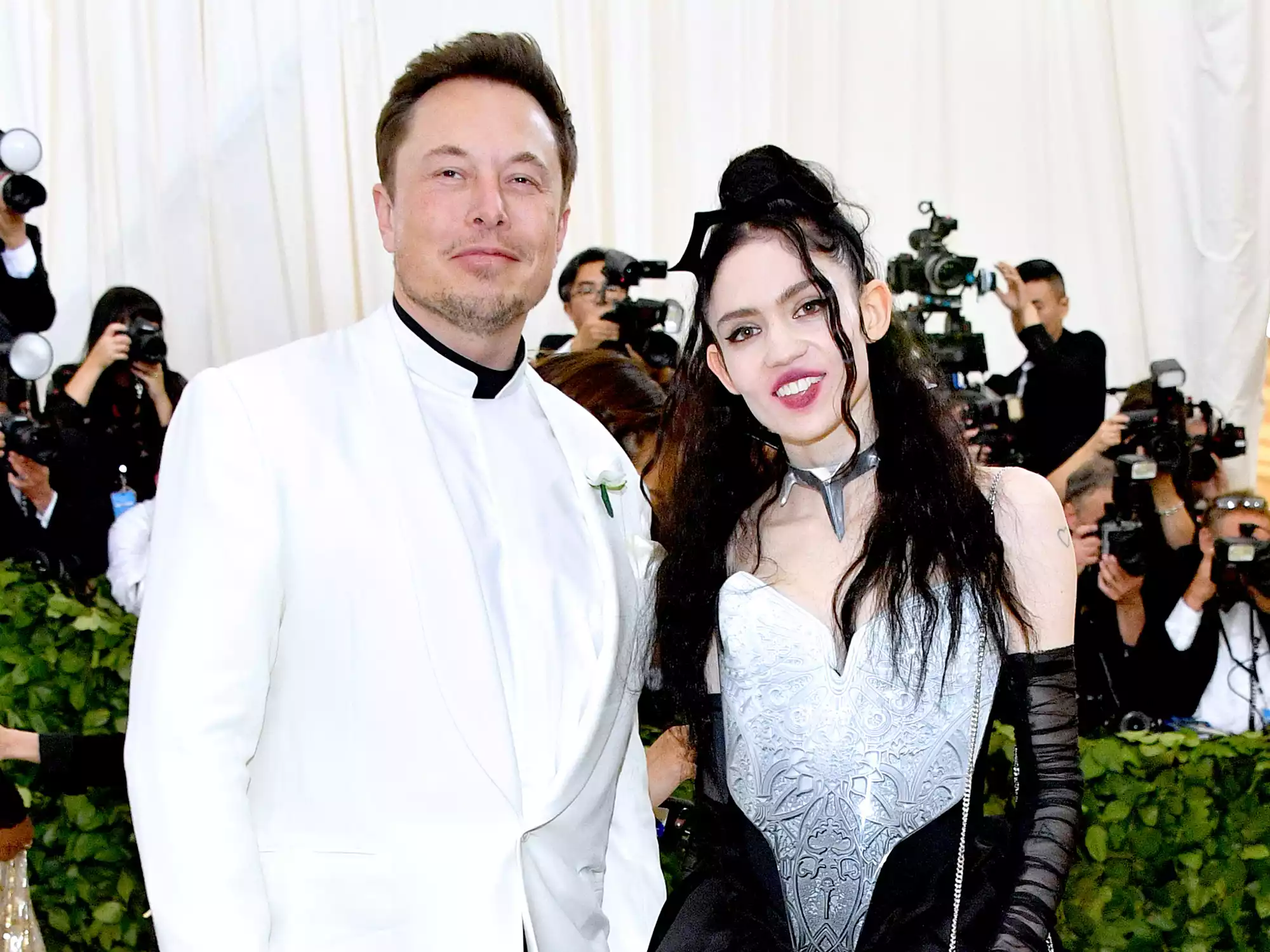 Foto Elon Musk, Grimes, People